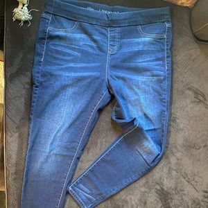 High rise jeggings Lane Bryant pull up super comfy and stretchy